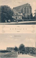 Drempt ansichtkaart Keppelscheweg en RK kerk, omstreeks 1920, Verzamelen, Verzenden, 1920 tot 1940, Gelopen, Gelderland