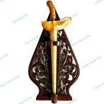 Blawong Keris Wandhouder Teak Gunungan Kris Krissen BW06, Antiek en Kunst, Verzenden