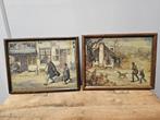 2 OUDE BROCANTE "ANTON PIECK" PLATEN, Antiek en Kunst, Curiosa en Brocante, Ophalen of Verzenden