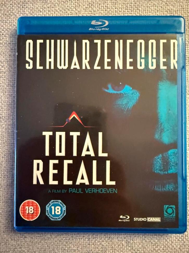 Blu Ray Total Recall Arnold Scwarzenegger Paul Verhoeven, Cd's en Dvd's, Blu-ray, Zo goed als nieuw, Actie, Ophalen of Verzenden