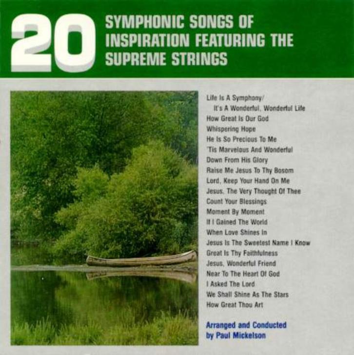 CD-sale THE SUPREME STRINGS - 20 Symphonic Songs of  100%, Cd's en Dvd's, Cd's | Religie en Gospel, Zo goed als nieuw, Gospel