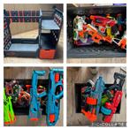 Verzameling nerf pistolen en opbergkastje, Ophalen, Gebruikt