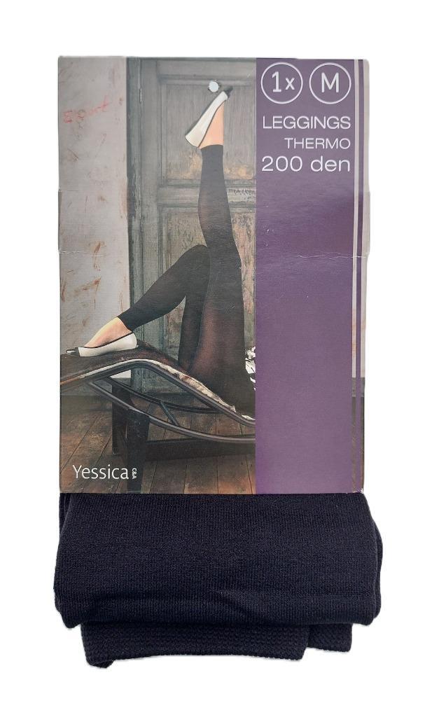 Te koop zwart thermo winter legging., Kleding | Dames, Leggings, Maillots en Panty's, Zo goed als nieuw, Legging, Maat 40/42 (M)