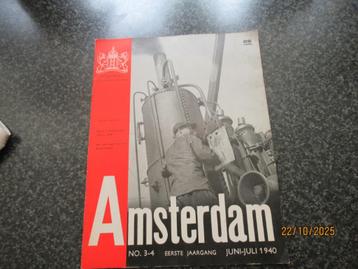 AMSTERDAM- BLAD GEMEENTE AMSTERDAM- NO3-4 1940+ ADVERTENTIES beschikbaar voor biedingen