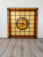Handgemaakt Glas in Lood Raam - 107x105cm, Ophalen, Gevelraam of Ruit, Gebruikt, Glas in lood