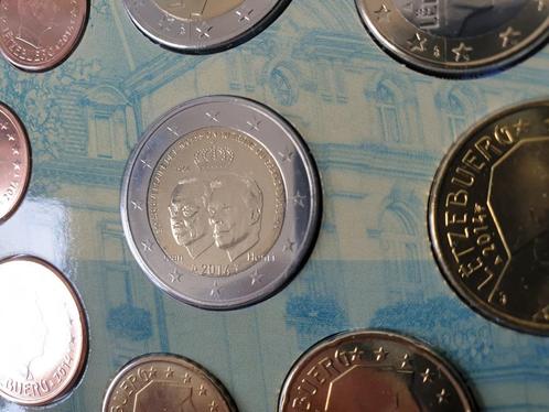 Luxemburg BU set 2014 Dudelange met 2 euro Jean (zeldzaam !), Postzegels en Munten, Munten | Europa | Euromunten, Setje, Overige waardes