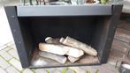 inbouwhaardje met nep (bijna echte!) Houtblokken, Ophalen, Gebruikt, Vrijstaande haard, Houthaard