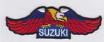 Suzuki stoffen opstrijk patch embleem #8, Motoren, Nieuw