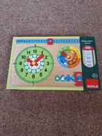 Goula Houten Klok/Kalender - Zo Goed Als Nieuw!, Ophalen of Verzenden, Zo goed als nieuw, Taal en Lezen