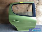 PEUGEOT 207 Groen KAR Rechts rechter achter deur portier, Auto-onderdelen, Carrosserie en Plaatwerk, Gebruikt, -, Deur, -