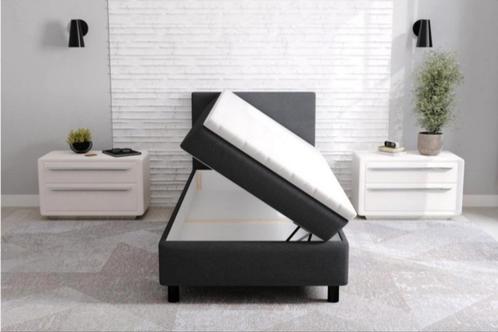 Opberg boxspring bed 1 persoons NU. €250,- NIEUW GELEVERD!, Kinderen en Baby's, Kinderkamer | Bedden, Nieuw, 180 cm of meer, 85 tot 100 cm
