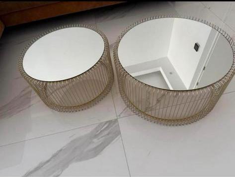 Ronde design tafel van westwing, Huis en Inrichting, Tafels | Salontafels, Zo goed als nieuw, Minder dan 50 cm, 50 tot 100 cm