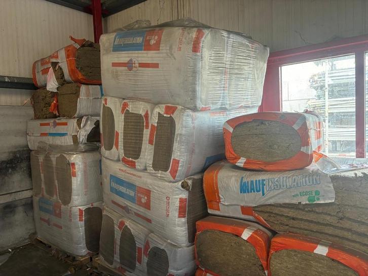 Partij Knauf Rock4all - SPOTGOEDKOOP / OPRUIMING - 8/12 cm!, Doe-het-zelf en Verbouw, Isolatie en Afdichting, Nieuw, Vloerisolatie