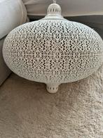 Witte Marokaanse/Mediterraanse Hanglamp, Huis en Inrichting, Lampen | Hanglampen, Gebruikt, Ophalen of Verzenden, Metaal, Minder dan 50 cm