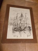 Prent Veere R van der Leij 1980., Ophalen