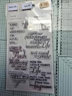 Kaiser Craft: Blue Bay stempels (nieuw), Ophalen of Verzenden, Nieuw, Clearstamp