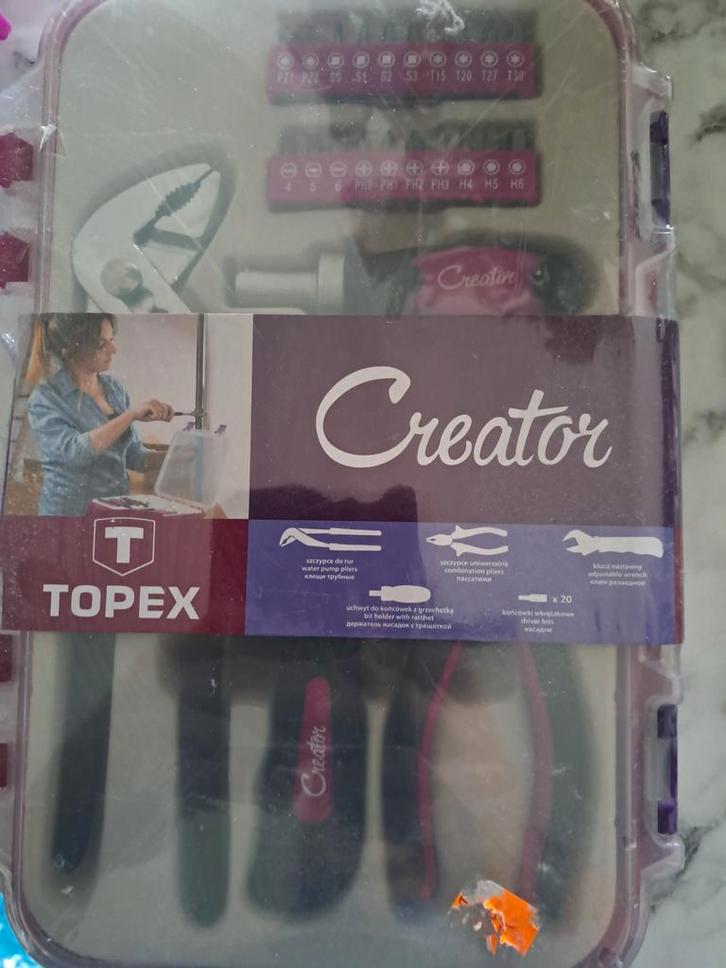 Topex Creator Gereedschapsset - Nieuw in verpakking, Doe-het-zelf en Verbouw, Gereedschap | Handgereedschap, Ophalen
