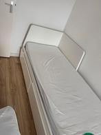 Ikea bedbank Flekke wit 80x200 met opbergruimte, Huis en Inrichting, Eenpersoons, Wit, Ophalen of Verzenden, Zo goed als nieuw