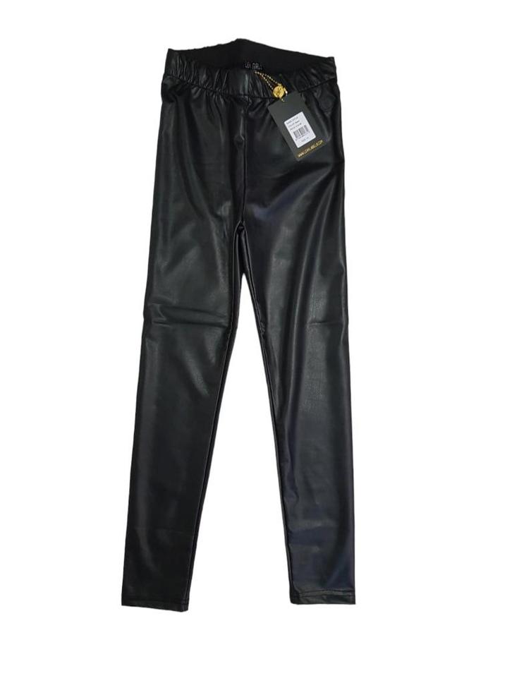 Geweldige zwarte fake leren LEVV legging maat 10/140. NIEUW!, Kinderen en Baby's, Kinderkleding | Maat 140, Nieuw, Meisje, Broek