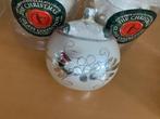 5 Mondgeblazen grote glazen Kerstballen, Ophalen of Verzenden, Gebruikt
