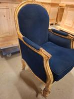 Nieuwe barok stoel royal blauw, Ophalen, Nieuw, Blauw, Eén