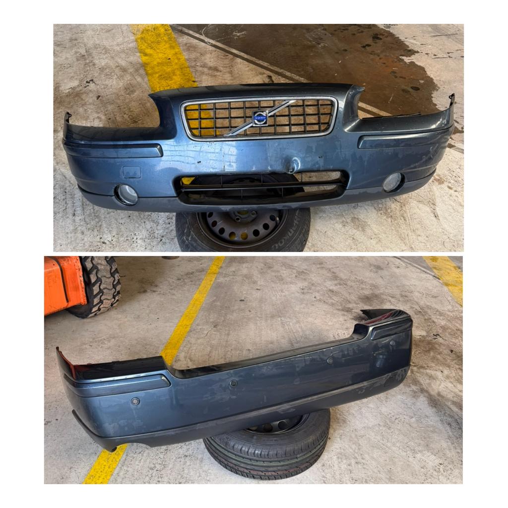 Volvo S60 p2 voorbumper en achterbumper FACELIFT, Auto-onderdelen, Ophalen, Gebruikt, Voor, Volvo
