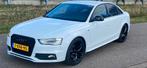 Audi A4 Limousine Extreem Sport Edition 225 Pk mooiste MP, Auto's, Audi, 74 €/maand, Zwart, Wit, Origineel Nederlands