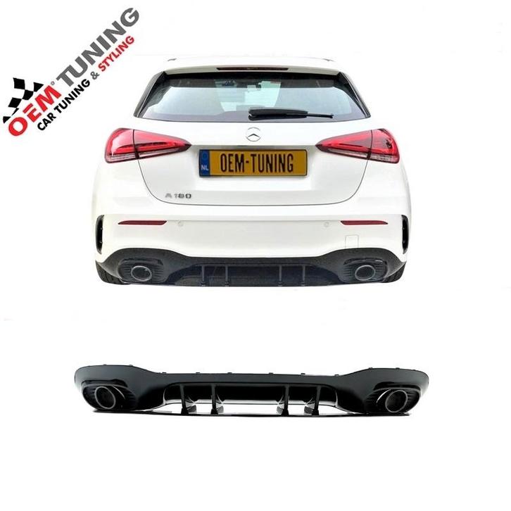 Mercedes-Benz A-Class A35 S AMG Look Diffuser W177 | 18-22 |, Auto diversen, Tuning en Styling, Ophalen of Verzenden