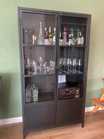 Industriële Buffetkast met Glazen Deuren, Ophalen of Verzenden