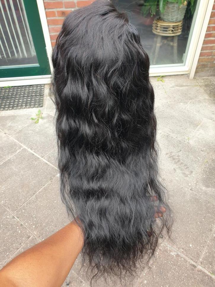 100%Echt haar pruik/human hair wig 13x4 frontal, Sieraden, Tassen en Uiterlijk, Uiterlijk | Haarverzorging, Nieuw, Pruik of Haarverlenging
