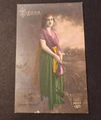 jaren 20 - vintage ansichtkaart meisje, Ophalen of Verzenden, 1920 tot 1940, Gelopen, Kinderen