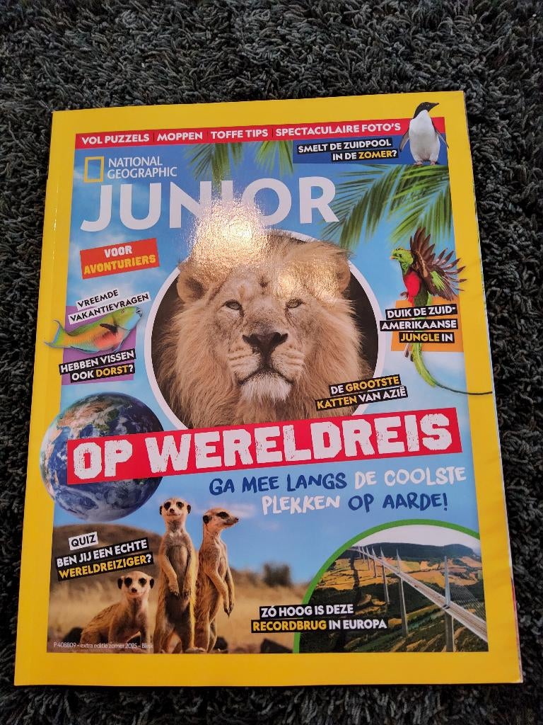 9 National Geographic Junior Speciaal, Boeken, Tijdschriften en Kranten, Ophalen of Verzenden, Gelezen, Wetenschap en Natuur
