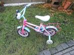 kinderfiets roze zijwieltjes opknapper fiets meisjesfiets, 14 inch of minder, Gebruikt, Ophalen of Verzenden