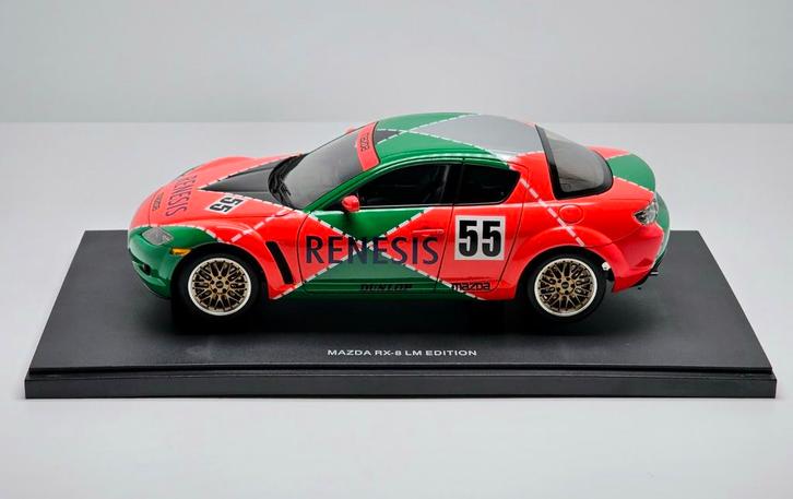 1:18 Autoart Mazda RX-8 LM Edition Renesis (80443), Hobby en Vrije tijd, Modelauto's | 1:18, Gebruikt, Auto, Autoart, Ophalen of Verzenden