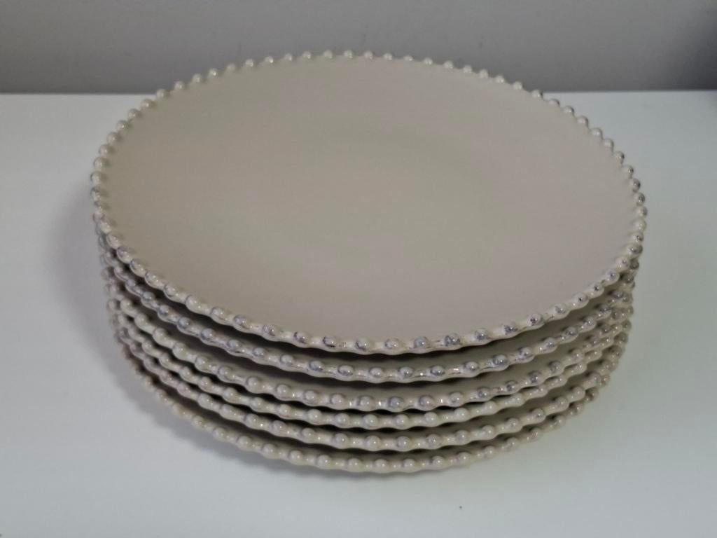 Set van 6 Costa Nova Pearl Borden, Huis en Inrichting, Keuken | Servies, Ophalen, Zo goed als nieuw, Bord(en), Overige stijlen