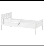 Peuterbed 70x160 cm - Wit met Schapen, Kinderen en Baby's, Babywiegjes en Ledikanten, Ophalen of Verzenden, Zo goed als nieuw