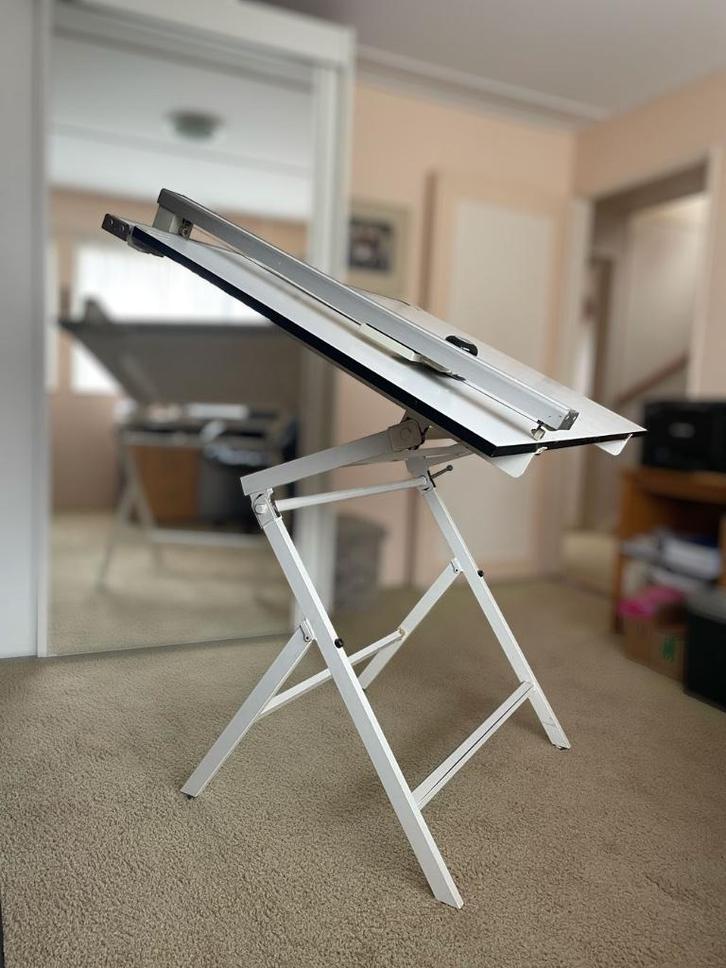 Tekentafel 120 x 80 cm, Doe-het-zelf en Verbouw, Tekentafels, Gebruikt, Minder dan 130 cm, Ophalen