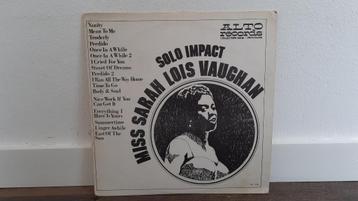 Miss Sarah Lois Vaughan – Solo Impact LP Plaat, Jazz beschikbaar voor biedingen