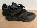 Sch9 - Zwarte stretch leren Xsensible schoenen maat 40, Ophalen of Verzenden, Zo goed als nieuw, Zwart, Sneakers of Gympen