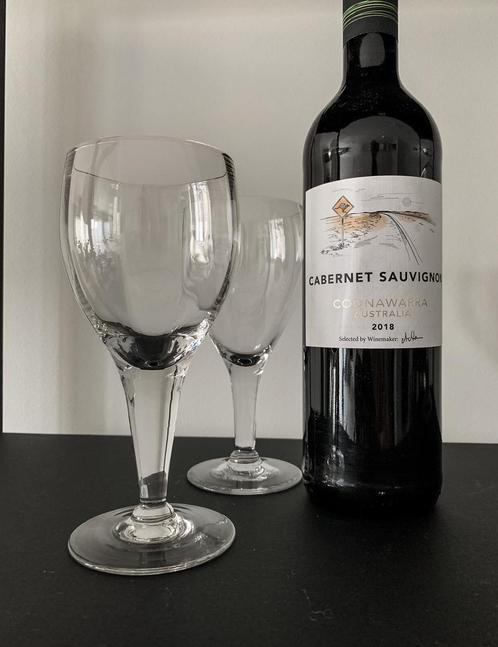 2 Antieke Franse wijnglazen *HIT*, Antiek en Kunst, Antiek | Glas en Kristal, Ophalen of Verzenden