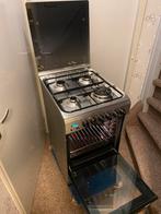 Te koop RVS Etna Gasfornuis met Hetelucht Oven-50 cm breed, Witgoed en Apparatuur, Fornuizen, Zo goed als nieuw, Gas, Vrijstaand