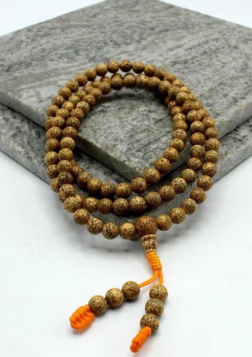 Lotuszaad gebedsmala, Sieraden, Tassen en Uiterlijk, Kettingen, Nieuw, Overige materialen, Overige kleuren, Verzenden