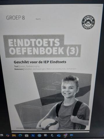 Eindtoets Oefenboek 3 geschikt voor Iep. Junior Einstein beschikbaar voor biedingen