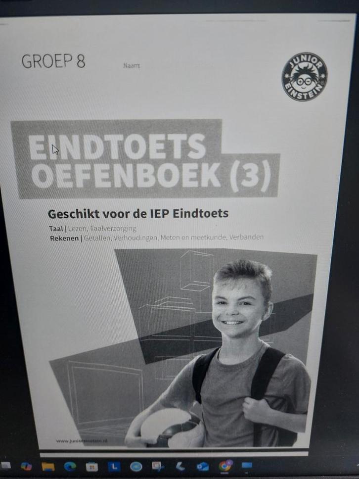 Eindtoets Oefenboek 3 geschikt voor Iep. Junior Einstein, Boeken, Studieboeken en Cursussen, Zo goed als nieuw, Alpha, Ophalen of Verzenden