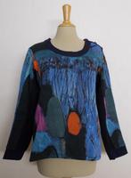 Mooie print trui/sweater van Aventures des Toiles! 42, Kleding | Dames, Maat 42/44 (L), Zo goed als nieuw, Lange mouw, Verzenden