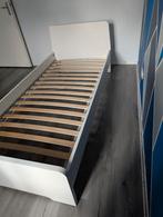 IKEA Askvoll 90x200cm met lattenbodem, Huis en Inrichting, Gebruikt, 90 cm, Eenpersoons, Wit