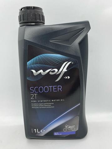 2T Scooter & motor Olie, Semi- of Volsynthetisch, Wolf 1 ltr beschikbaar voor biedingen
