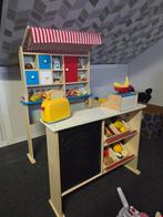 Houten Speelgoedwinkel met Accessoires, Kinderen en Baby's, Ophalen, Zo goed als nieuw, Hout, Speelkeuken