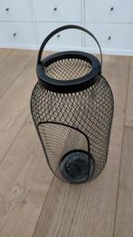 Ikea TOPPIG Lantern for block candle, black, 49 cm, Huis en Inrichting, Woonaccessoires | Kandelaars en Kaarsen, 25 tot 50 cm