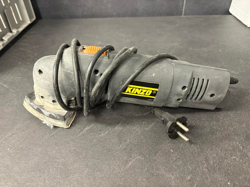 Kinzo Driehoek Schuurmachine – Krachtig & Compact, Ophalen, Gebruikt, Minder dan 600 watt, Vlakschuurmachine